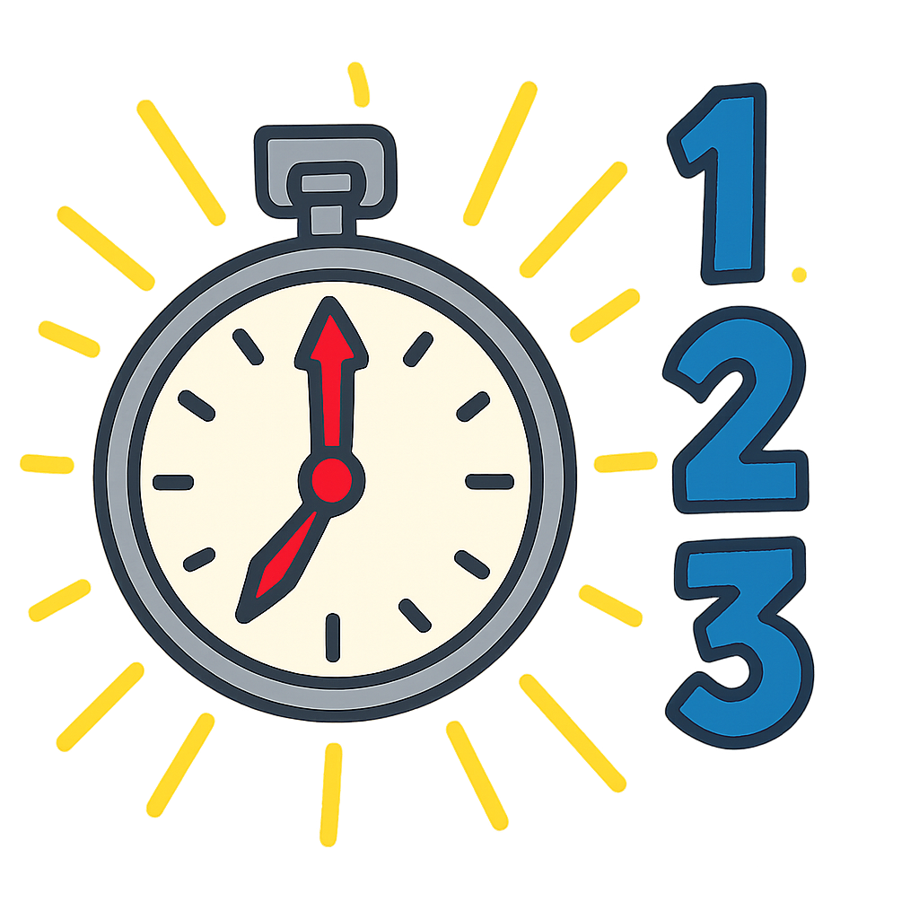 Countdown sticker icon