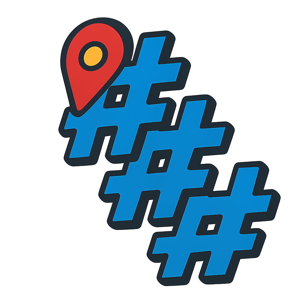 Local hashtags icon
