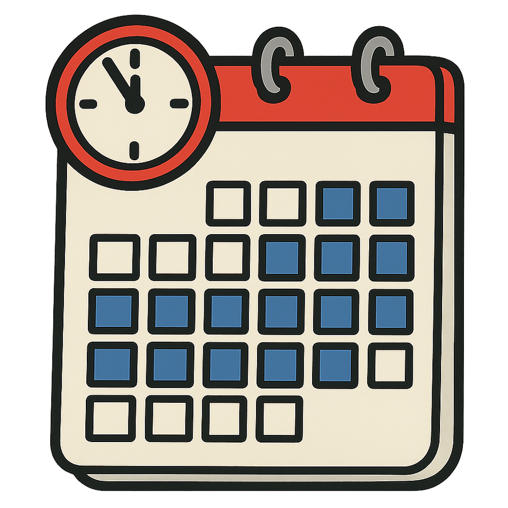Opening hours icon