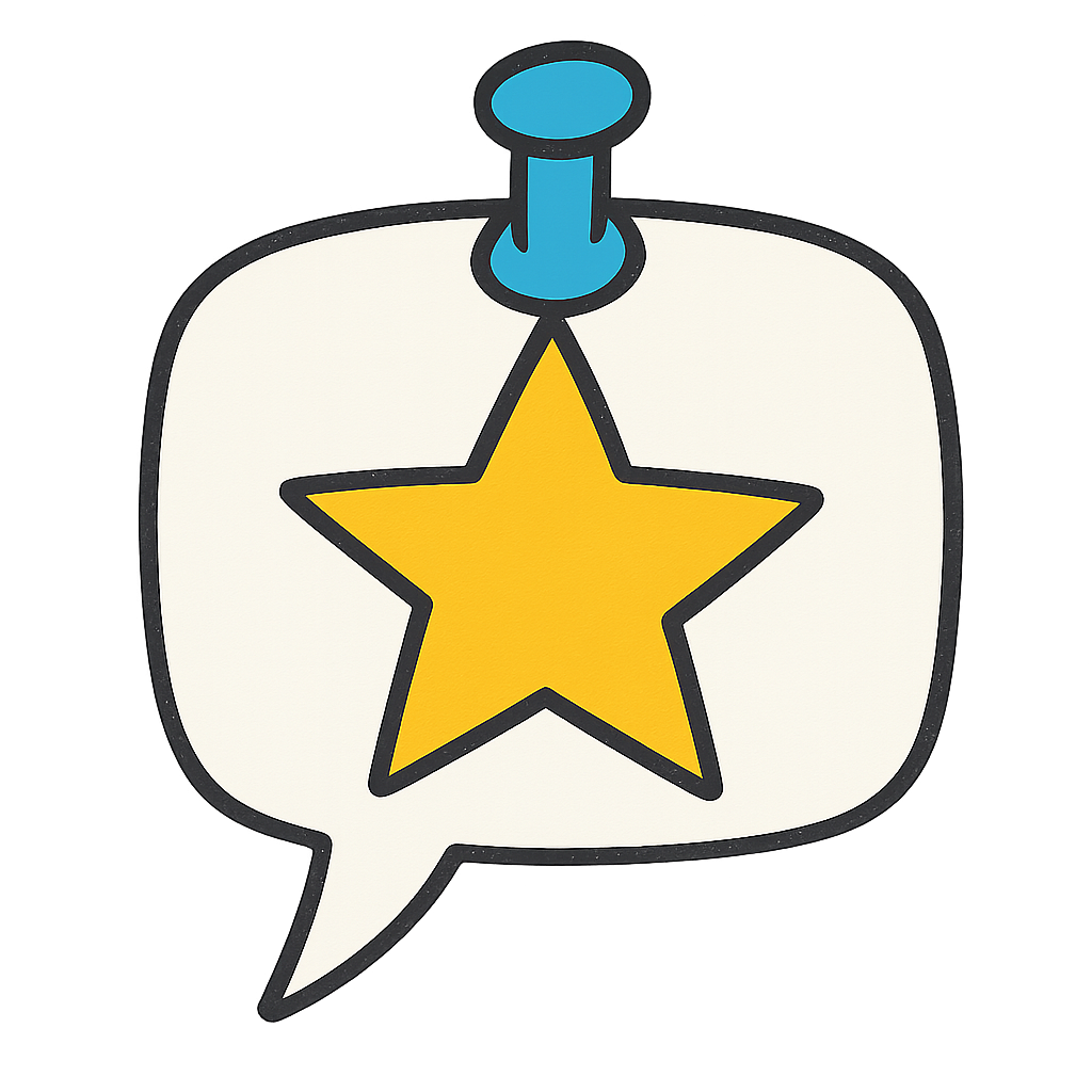 Pin reviews icon